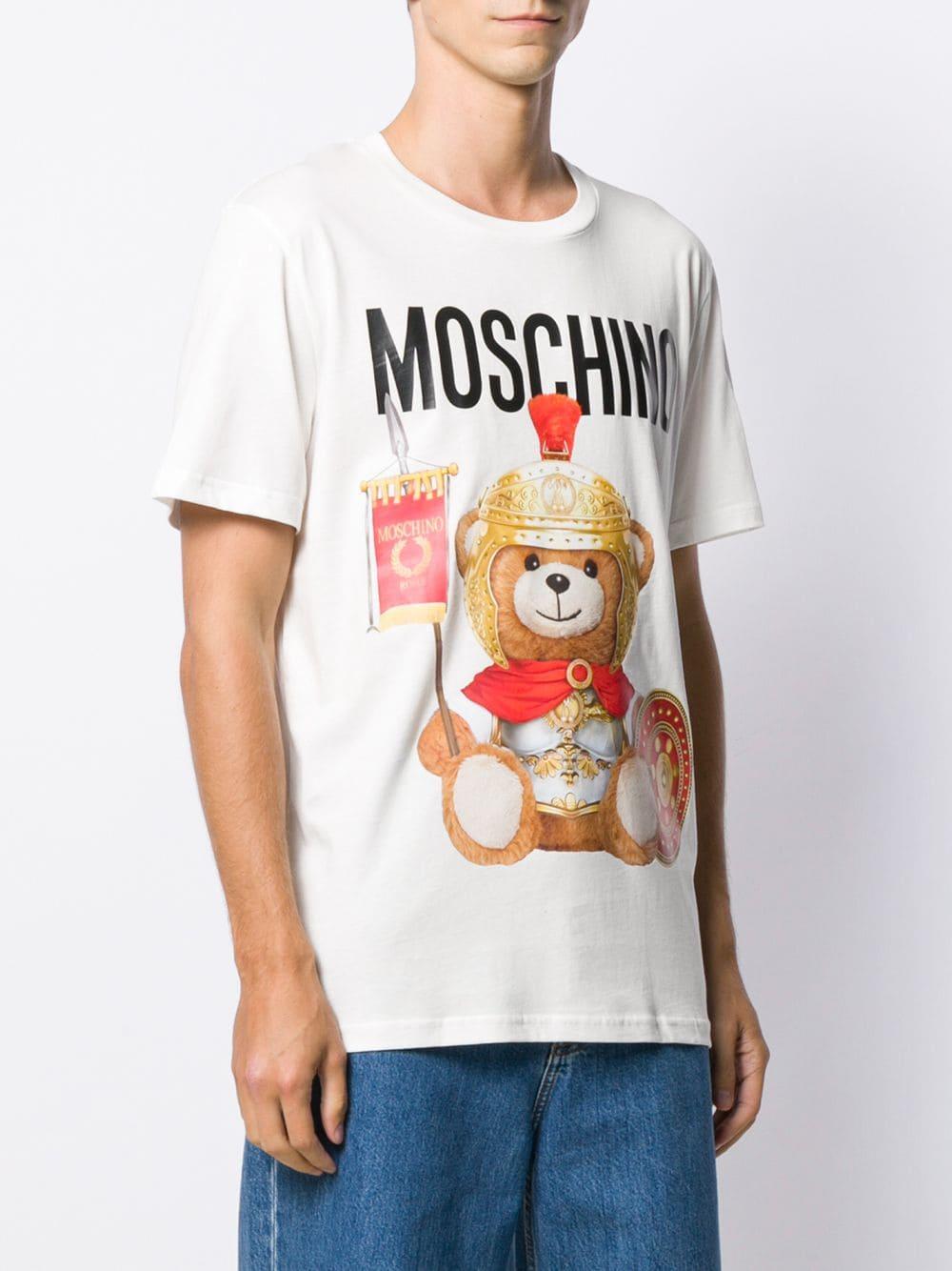 moschino roman teddy bear t shirt