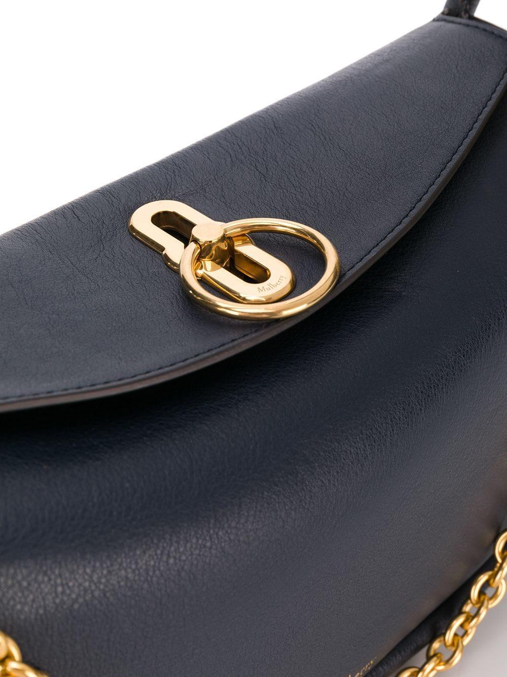 Mulberry Small Leighton Bag in Blue - Lyst