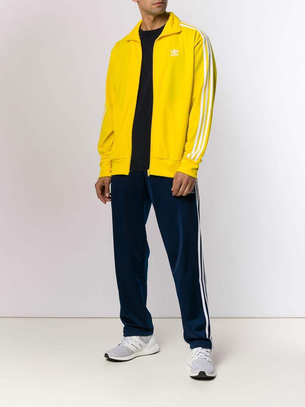 Rubriek Top Uittrekken adidas Firebird Track Jacket in Yellow for Men | Lyst