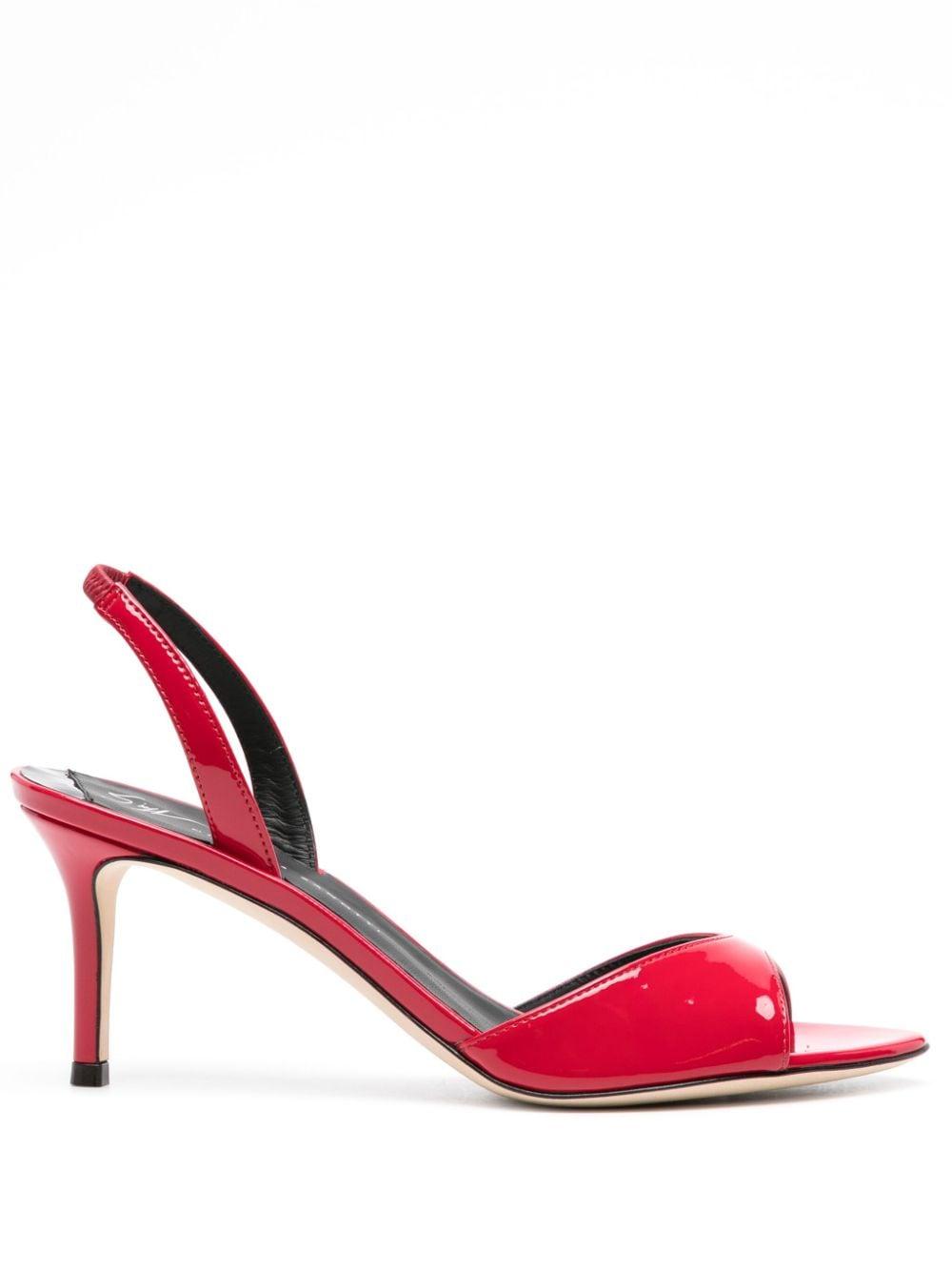 Giuseppe Zanotti Lilibeth velvet sling-back sandals - Black