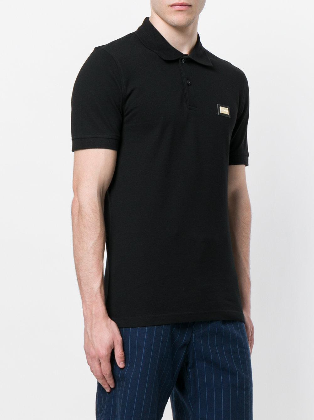 moschino black polo shirt