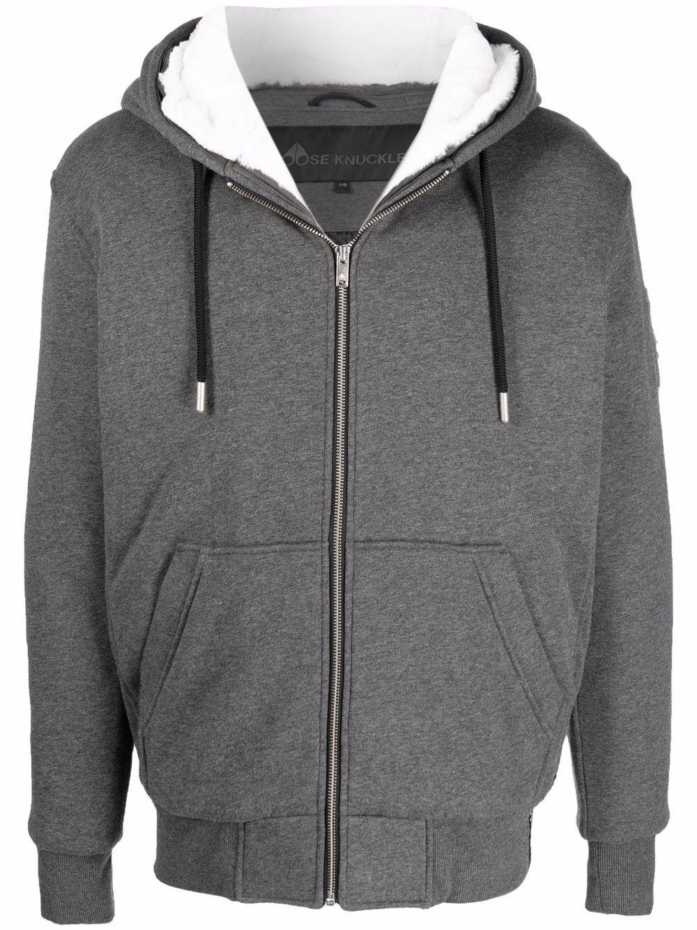 drawstring zip up hoodie
