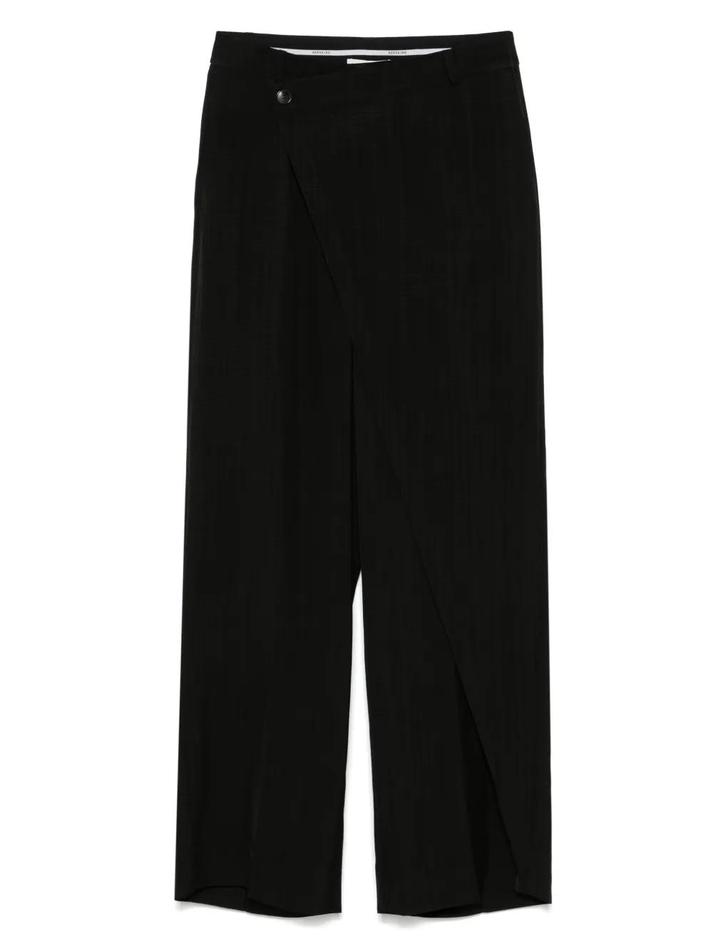 パンツ Herskind Carla Pants Carla Pants in Ligth Grey Pinstripe - Herskind | Afura Store