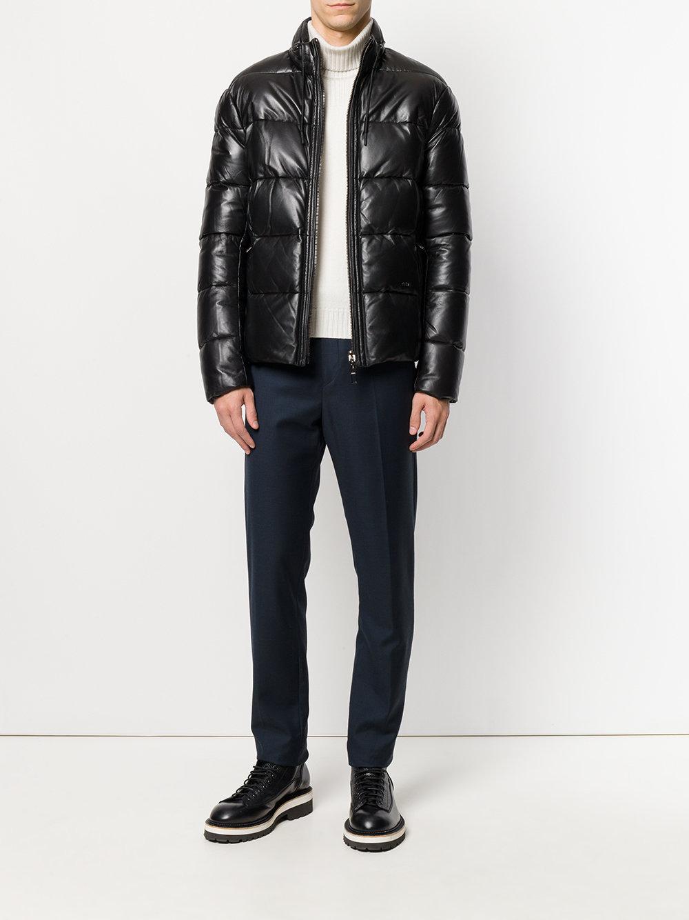 Lyst - Emporio Armani Padded Jacket in Black for Men