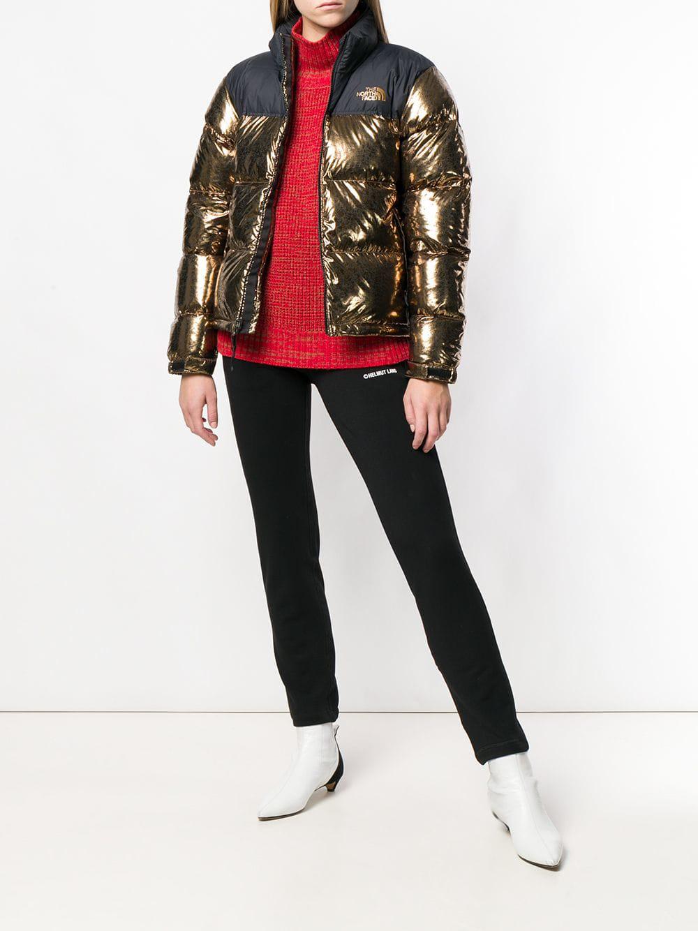 The North Face Synthetic Womens 1996 Retro Nuptse Jacket In Copper in Gold  (Metallic) - Lyst