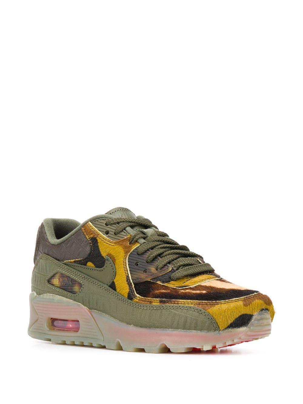 Syndicate Costumes lack Nike Air Max 90 Animal Print Sneakers in Green | Lyst