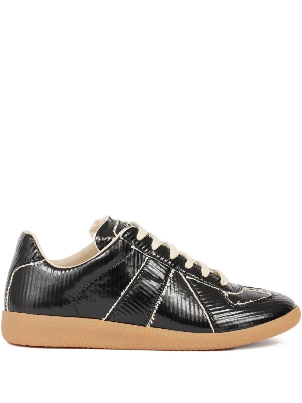スニーカー MAISON MARGIELA Women Sneakers S39WS0099 Black Buy Maison Margiela women black replica leather sneakers for