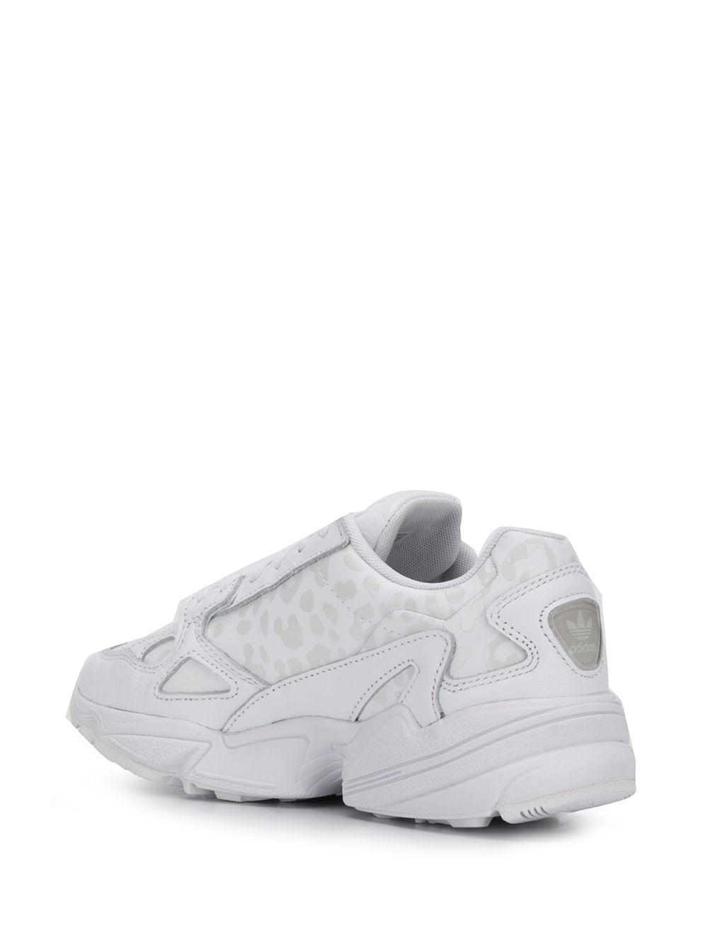 adidas Leather Falcon Leopard Print Sneakers in White | Lyst UK
