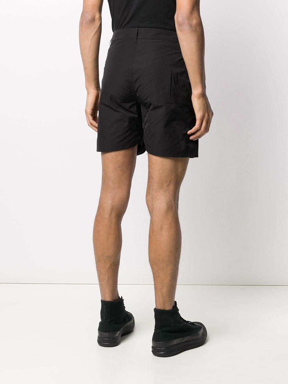 Represent Cotton Zipped Pocket Shorts in Black for Men - Lyst
