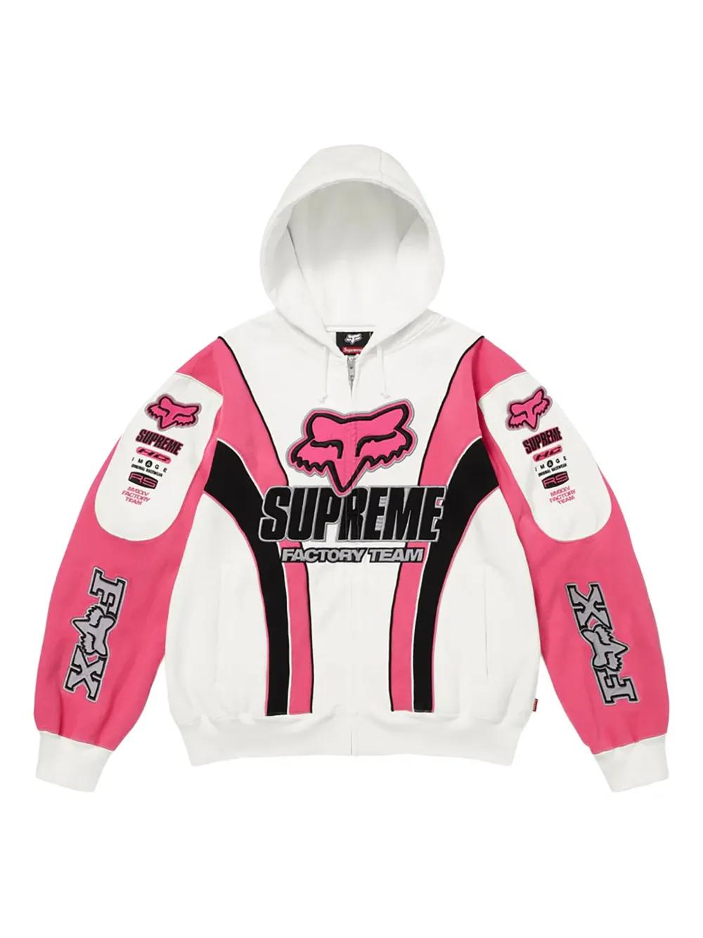 あ*さ様 SUPREME FoxRacing zip up Hooded Cam Supreme X Fox Racing Zip-Up Hoodie in Red | Lyst UK