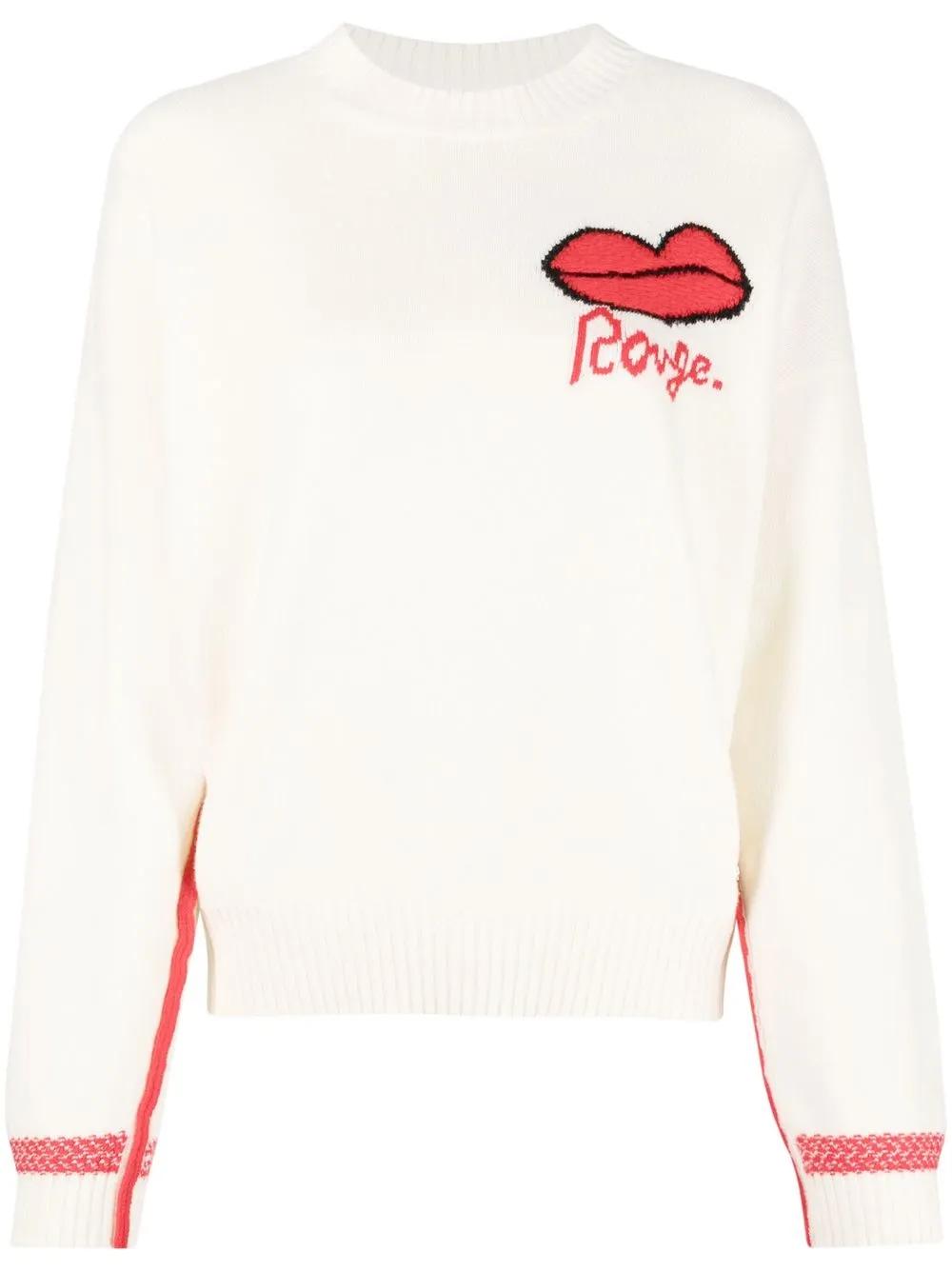 Pull Femme Sonia Rykiel Gris Noir Fuchsia - Taille 36 - Laine - Occasion Très Bon État