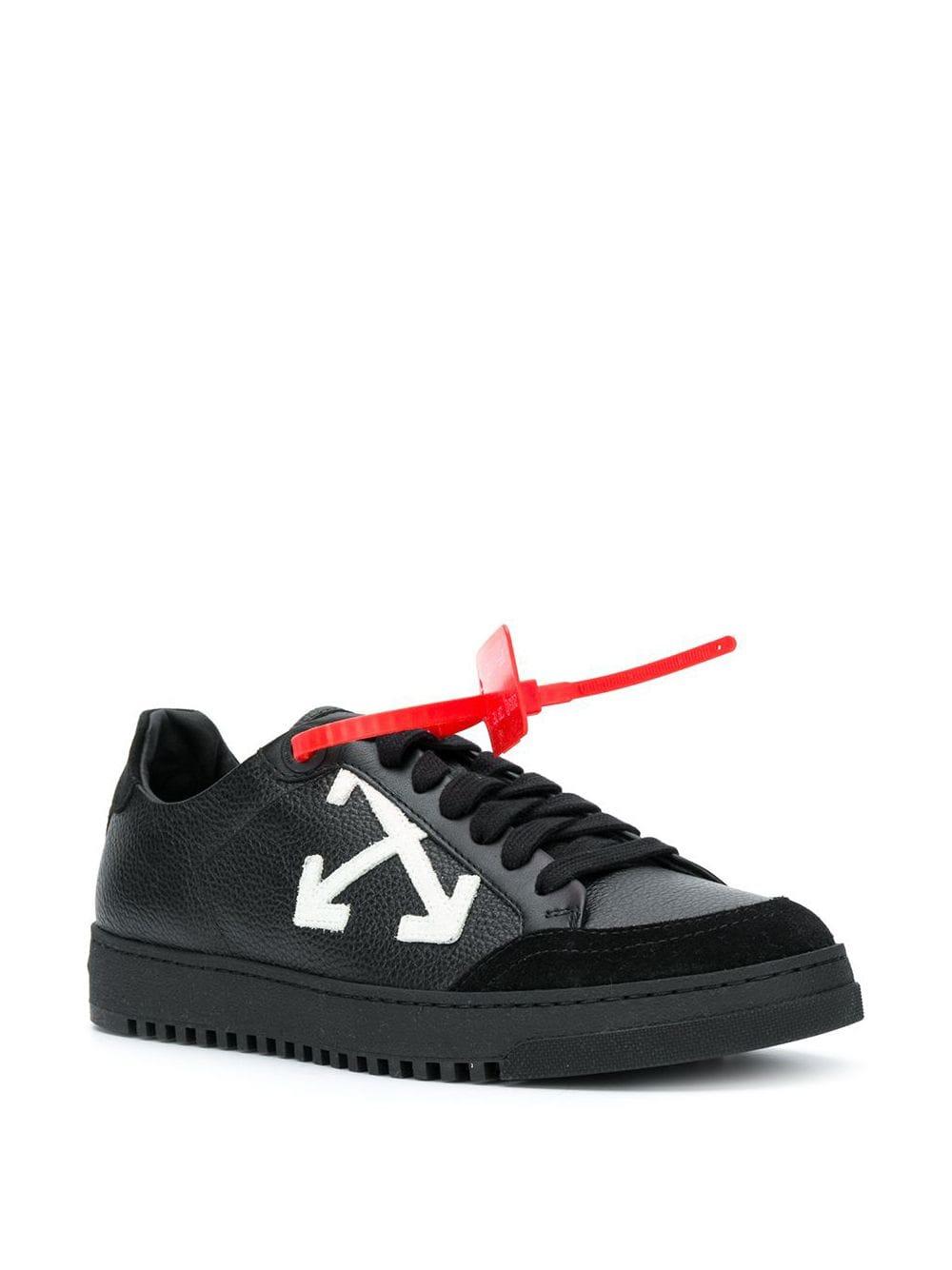 Off-White Virgil Abloh Red Tag Trainers in Black | Lyst