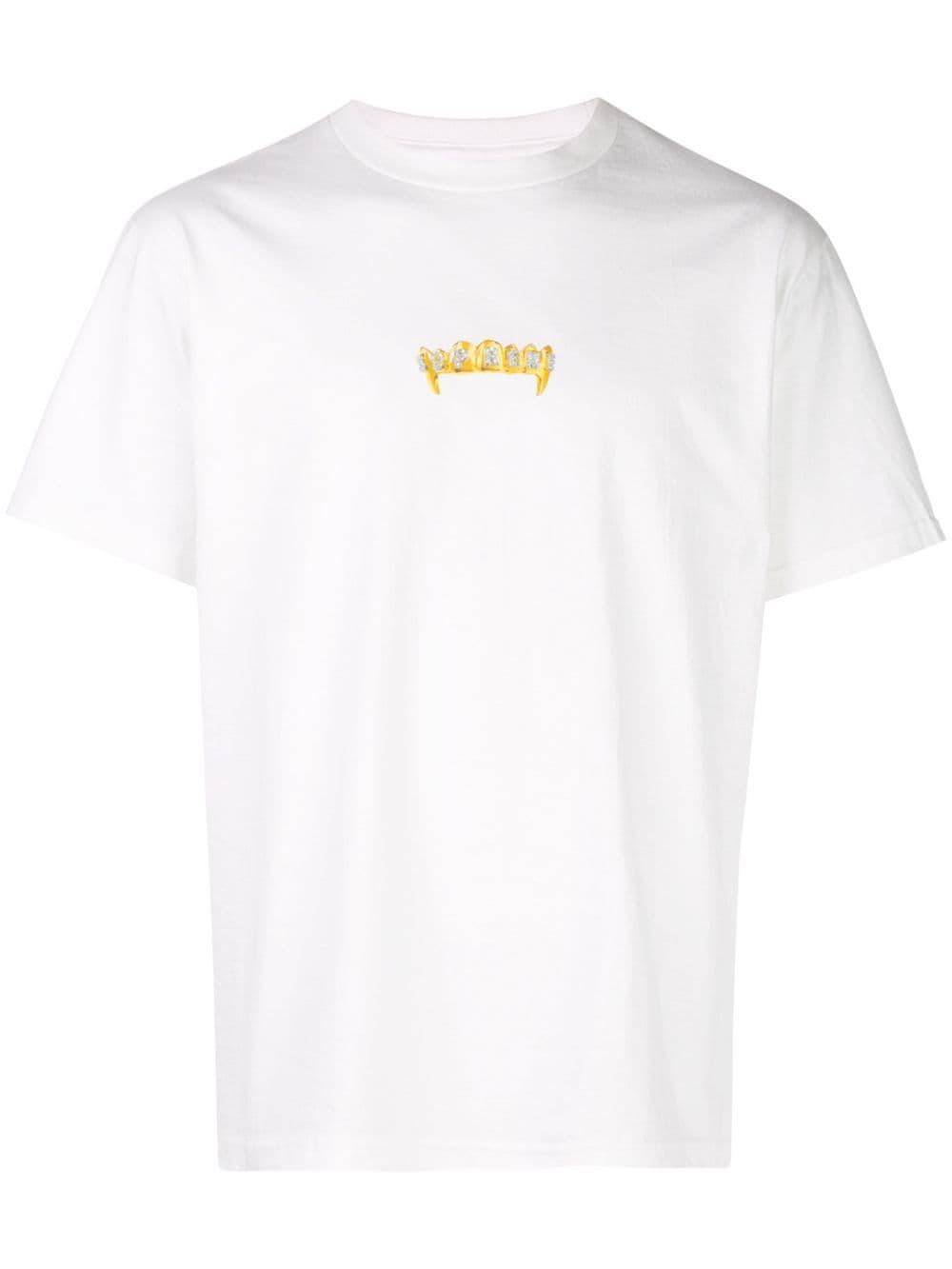 Supreme Logo Print T-shirt in White for Men - Lyst