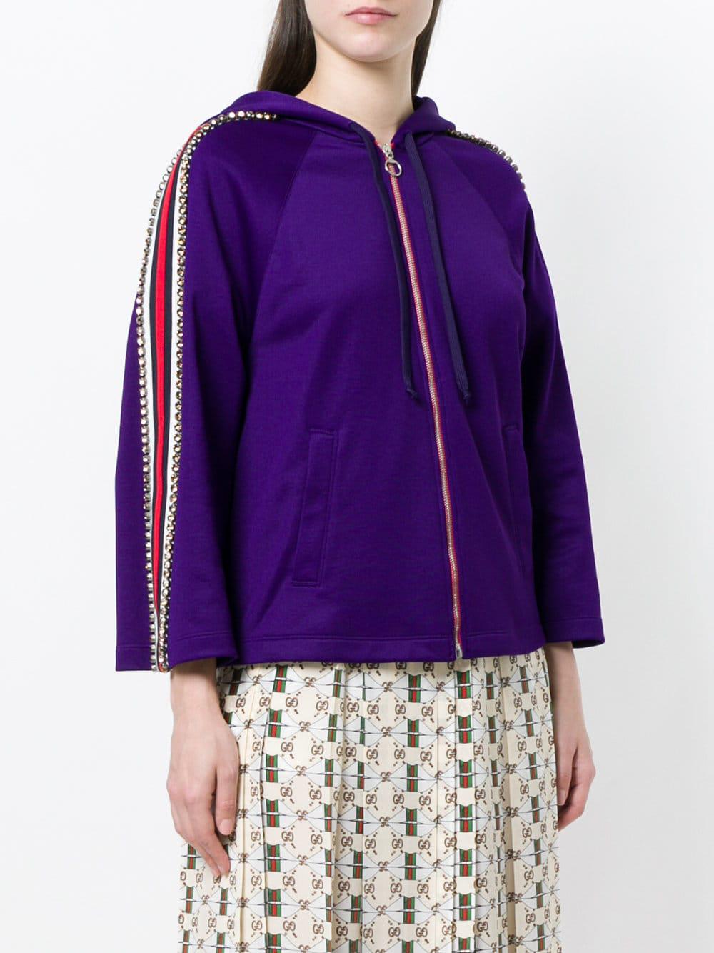purple gucci hoodie