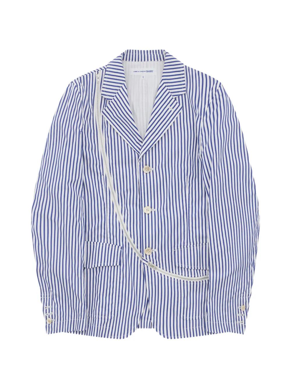 COMME des GARCONS HOMMEブルーステッチストライプジャケット メンズ Comme des Garçons ストライプ ジャケット ブルー | Lyst