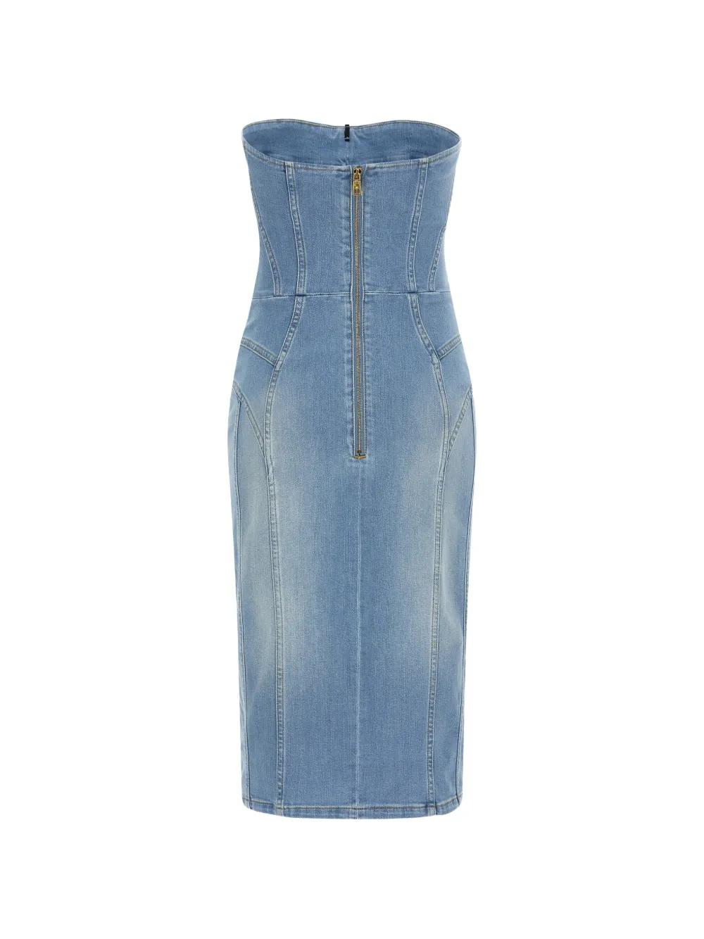 Elisabetta Franchi Denim Dresses for Women | Lyst