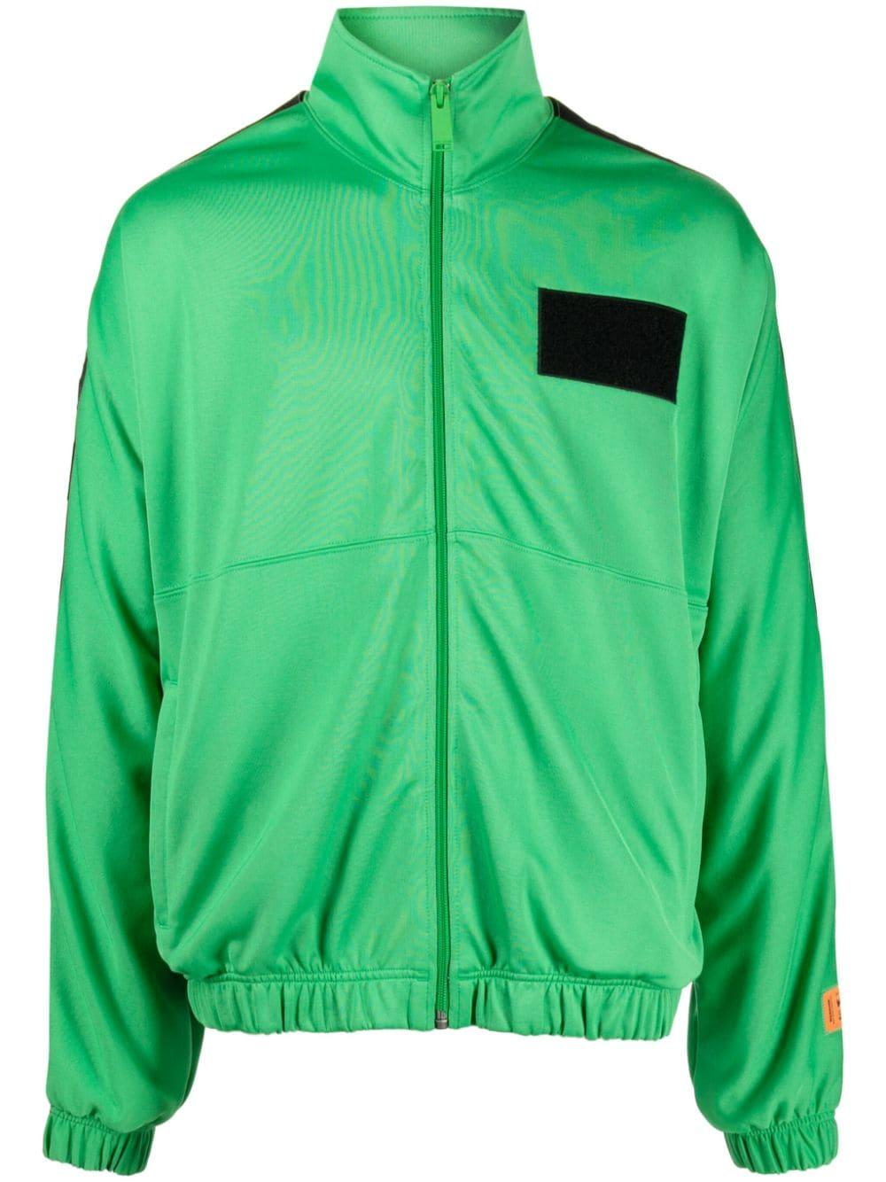 Heron Preston Tracktop Zipped Jacket in Green for Men | Lyst