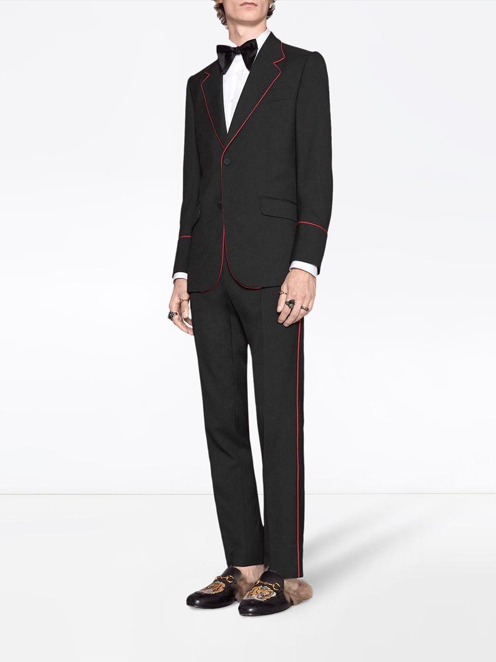 Gucci Heritage Tuxedo With Piping in Black for Men - Lyst