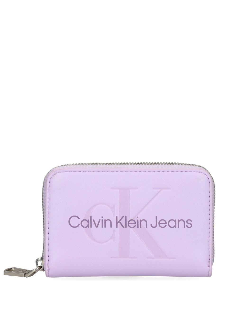 Calvin Klein Logo Wallet in Purple Lyst UK