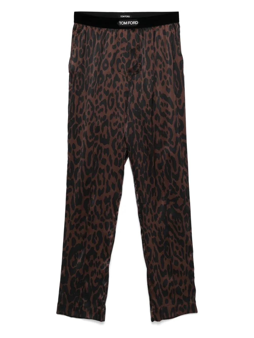 【Tom Ford】Logo サテン パジャマパンツ、ブラック メンズ Tom Ford ナイトウェア & パジャマ | オンラインセールは