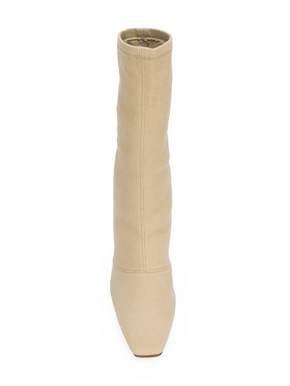 Yeezy Cotton Sock Boots in Natural Lyst