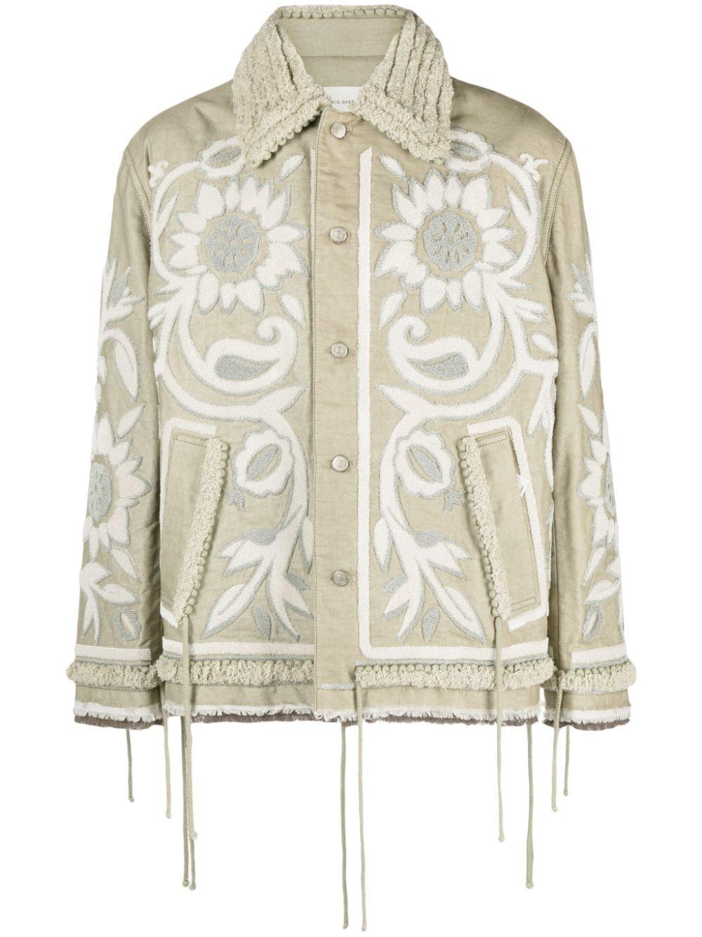 Craig Green Tapestry Floral Jacket - Neutrals