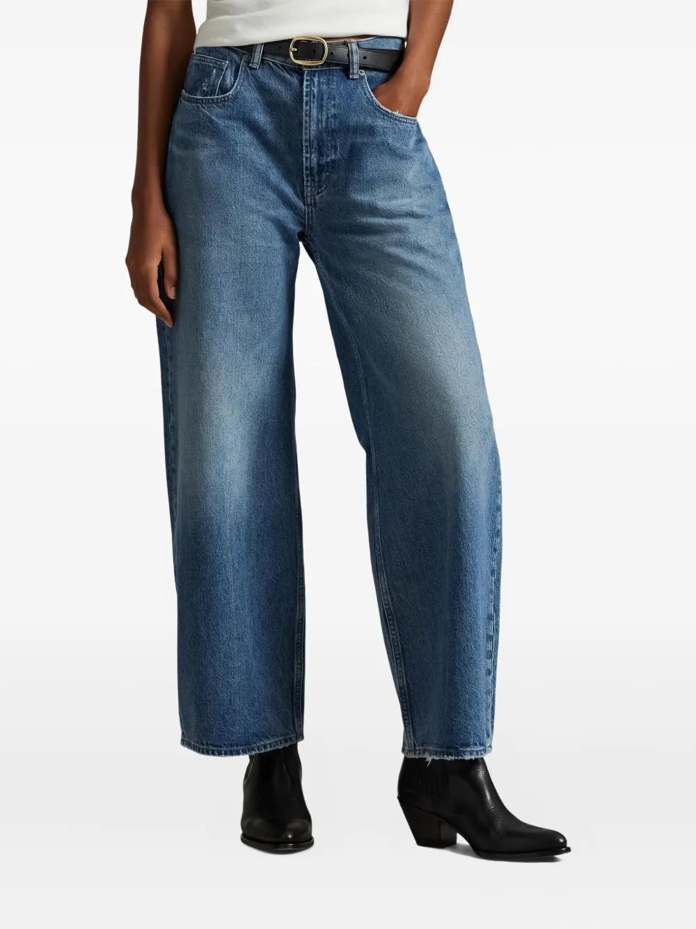 【Ralph Lauren】HIGH-RISE WIDE-LEG ジーンズ デニム *送/関込* High-Rise Wide-Leg Jean