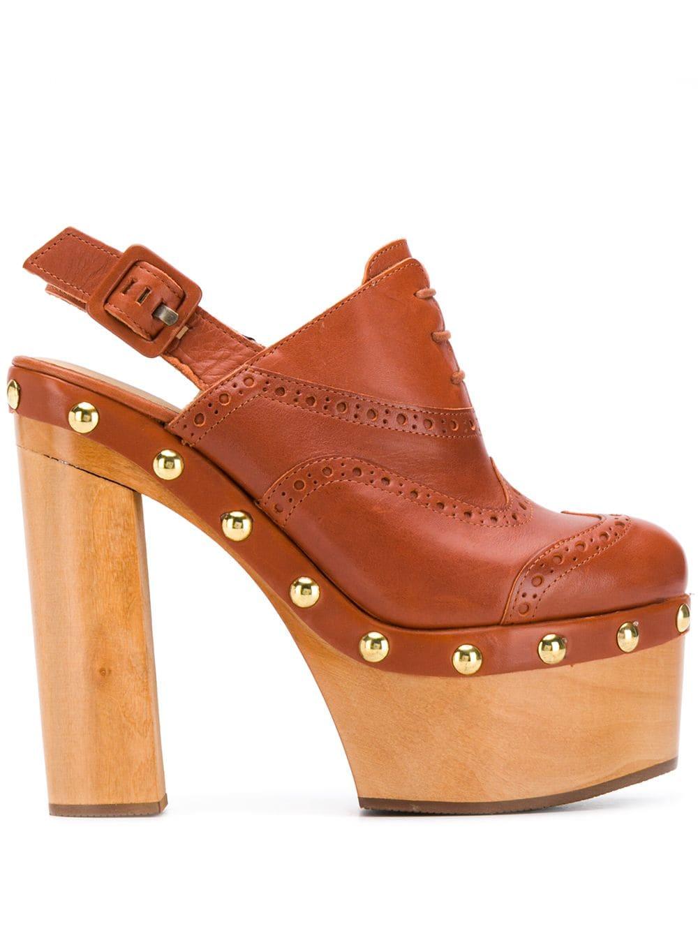 Tommy Hilfiger X Zendaya Slingback Sandals in Brown | Lyst