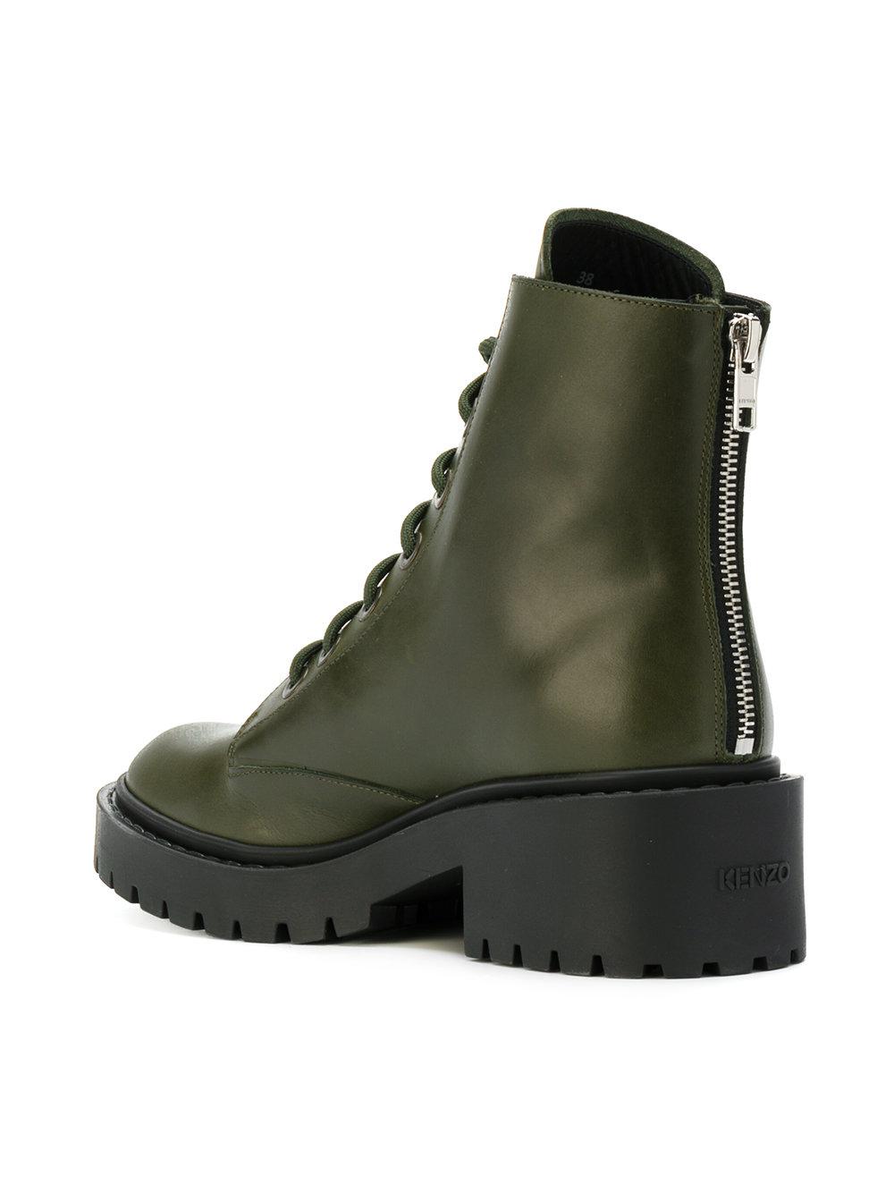 kenzo combat boots