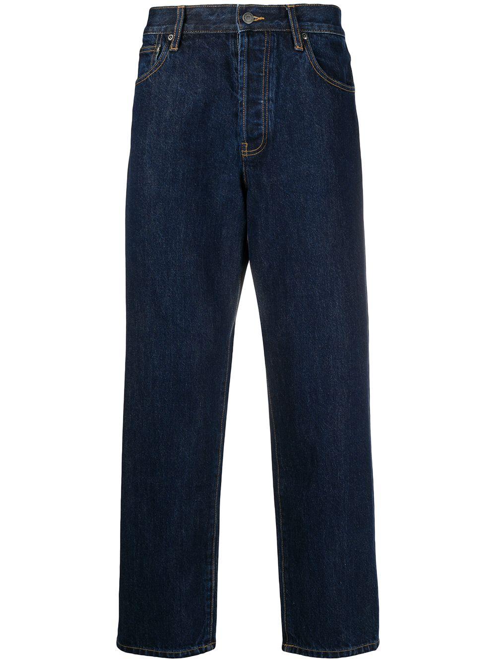 Stussy Denim Wide-leg Jeans in Blue for Men - Lyst