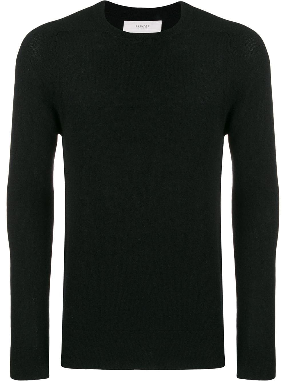 Pringle of Scotland Off-gauge Cashmere Sweater in Black for Men - Lyst