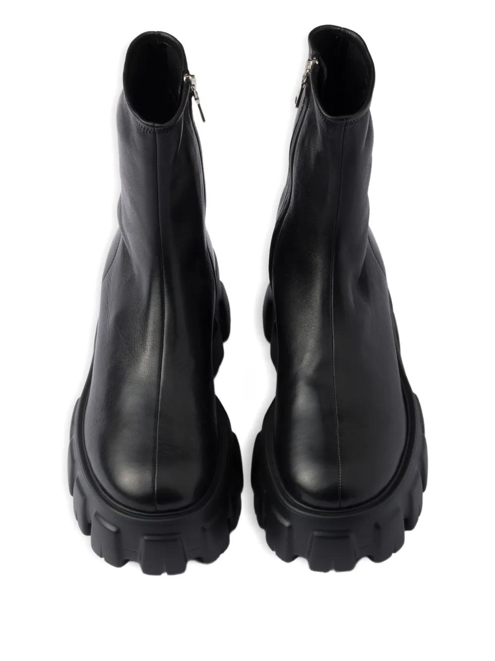 Prada Ankle Boots Bottines Prada Prada Nappa Leather Monolith