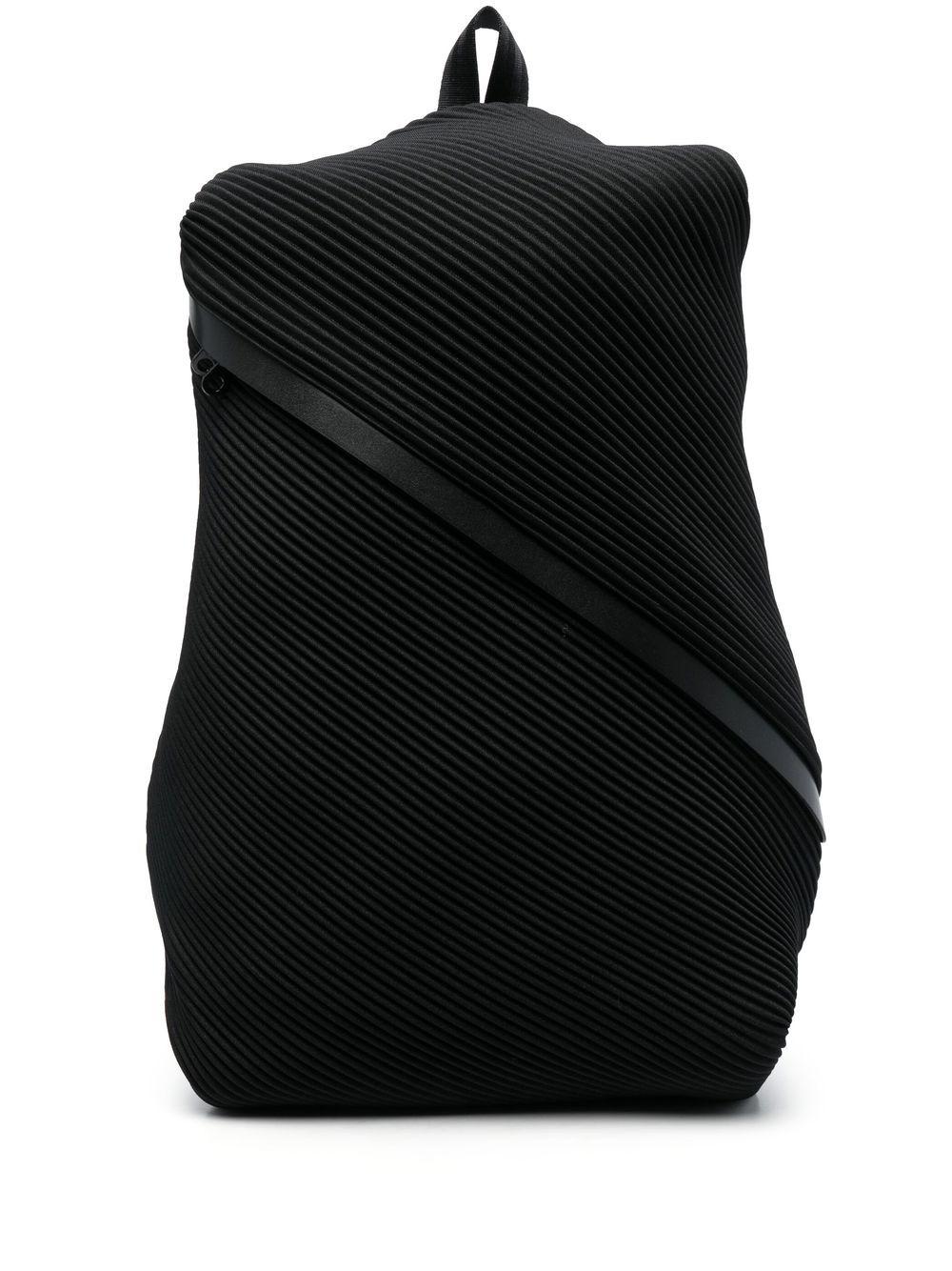 Pleats Please Issey Miyake Pleated Top-handle Backpack in Black | Lyst