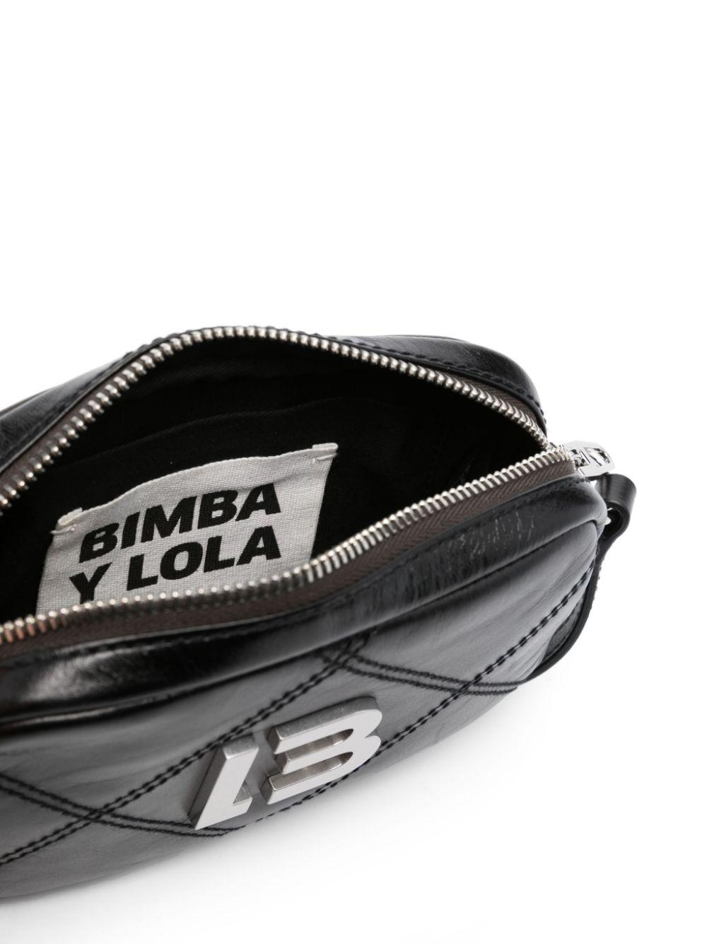 Bimba y Lola Small logo-plaque Quilted Shoulder Bag - Farfetch
