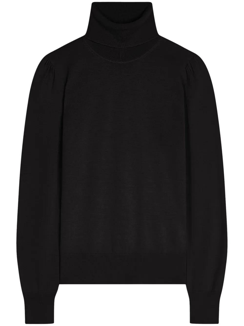DRIES VAN NOTEN ブラックタートルネック レディース Dries Van Noten タートルネック | オンラインセールは最大