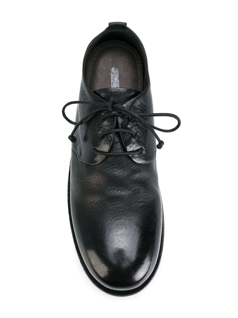 Marsèll Leather Round Toe Derby Shoes in Black for Men | Lyst
