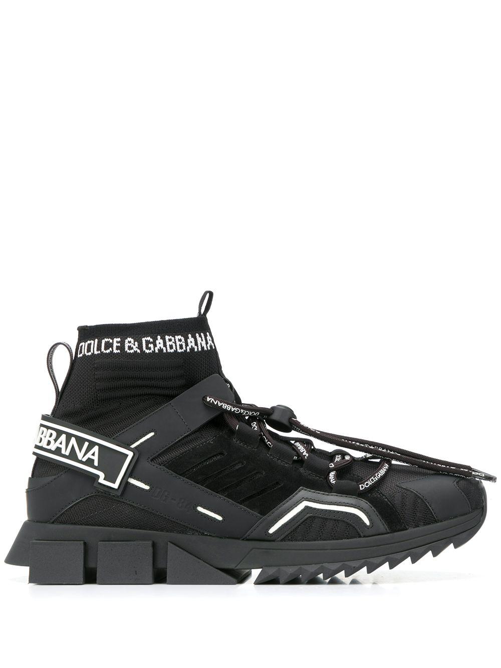 Dolce Gabbana Sorrento High top Trekking Sneakers in Black for Men Lyst