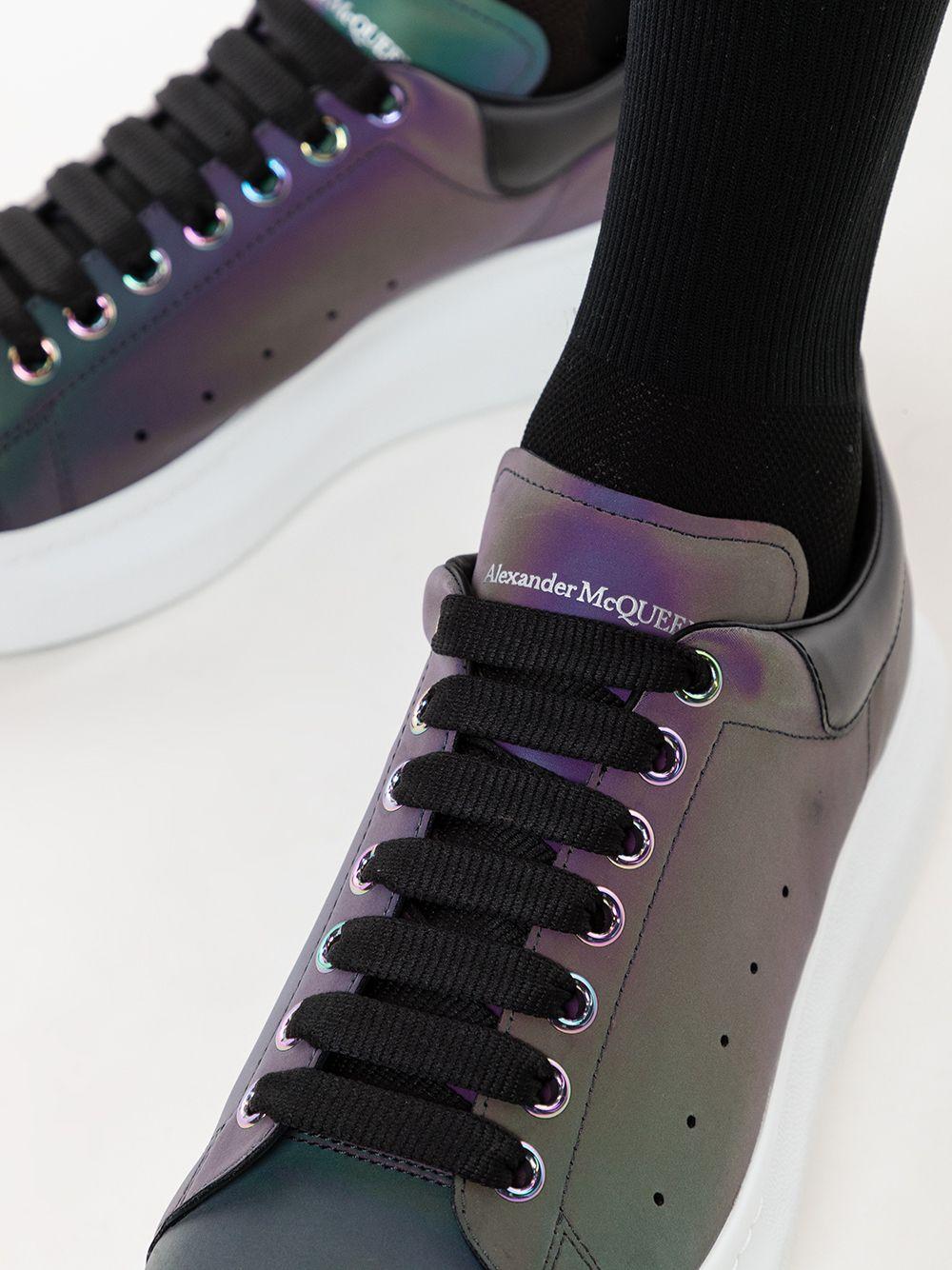 Alexander McQueen Iridescent Oversized Low-top Sneakers in Purple for Men |  Lyst