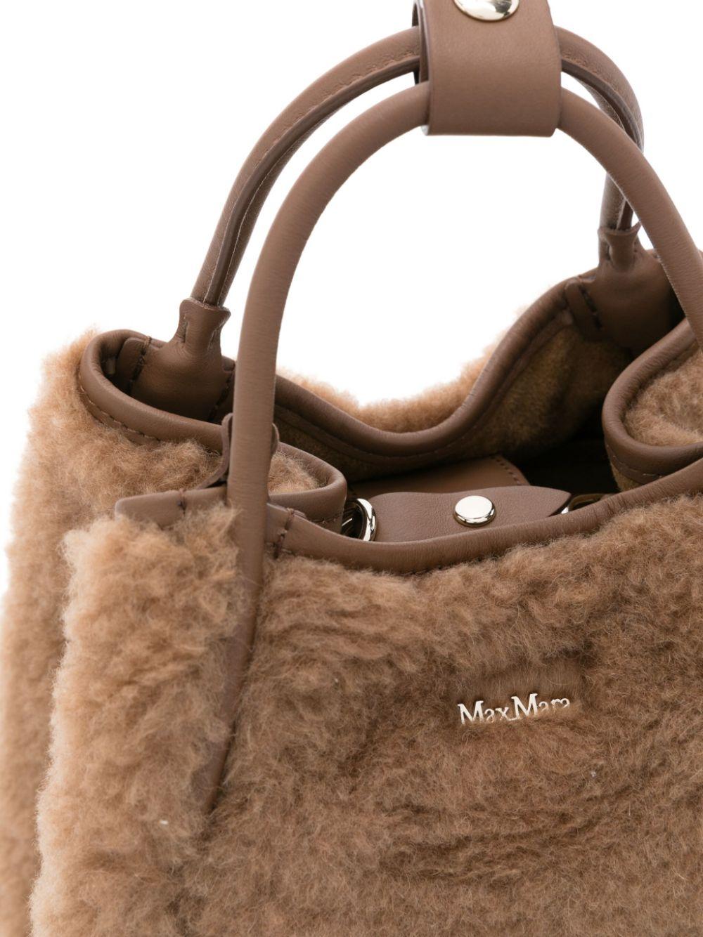 Max Mara Faux Fur Tote Bag in Brown Lyst UK