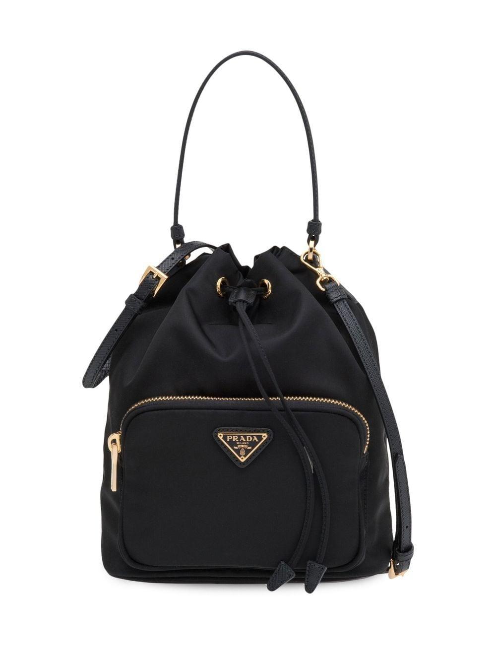 prada mini bucket bag nylon