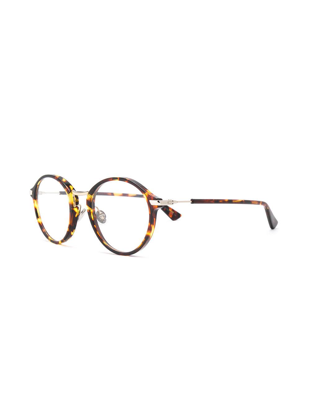 round frame tortoiseshell glasses