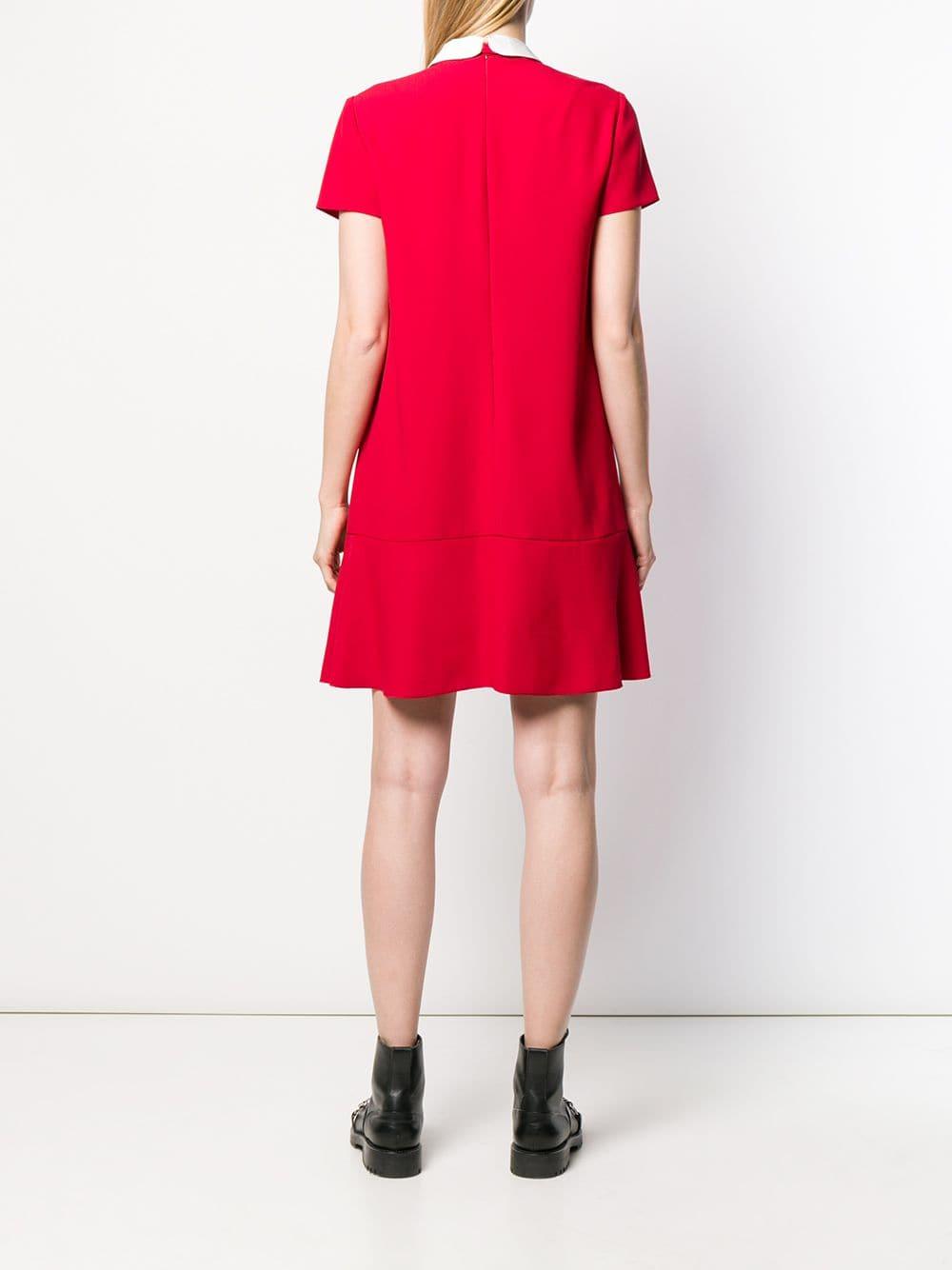 RED Valentino Pussy Bow Mini Dress in Red - Lyst