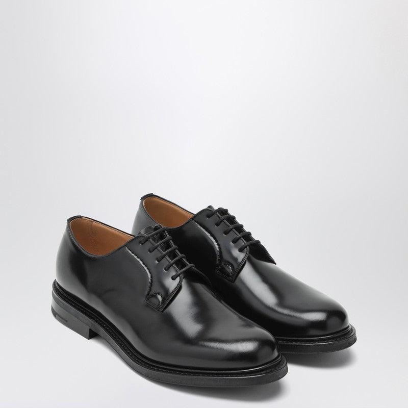 靴 Church's Cartmel Black Straight Tip Black Calfskin Derby | Church's