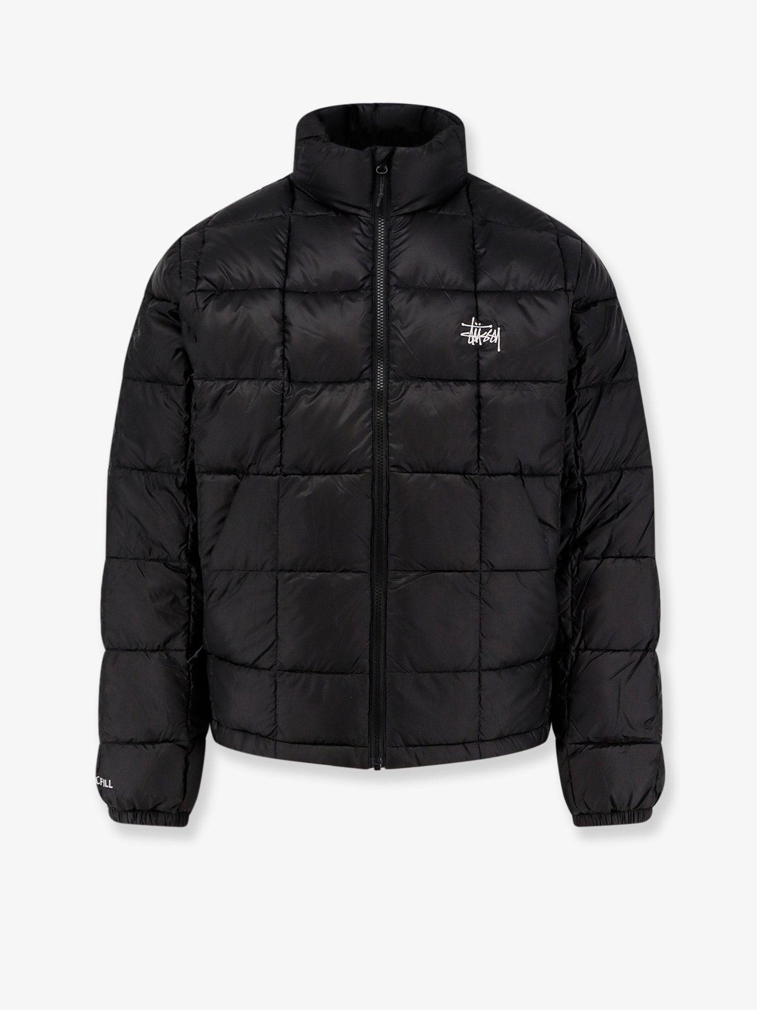 Stussy Midweight Puffer Nylon Down Jacket in Black for Men Stussy Midweight Puffer Nylon Down Jacket in Black for Men