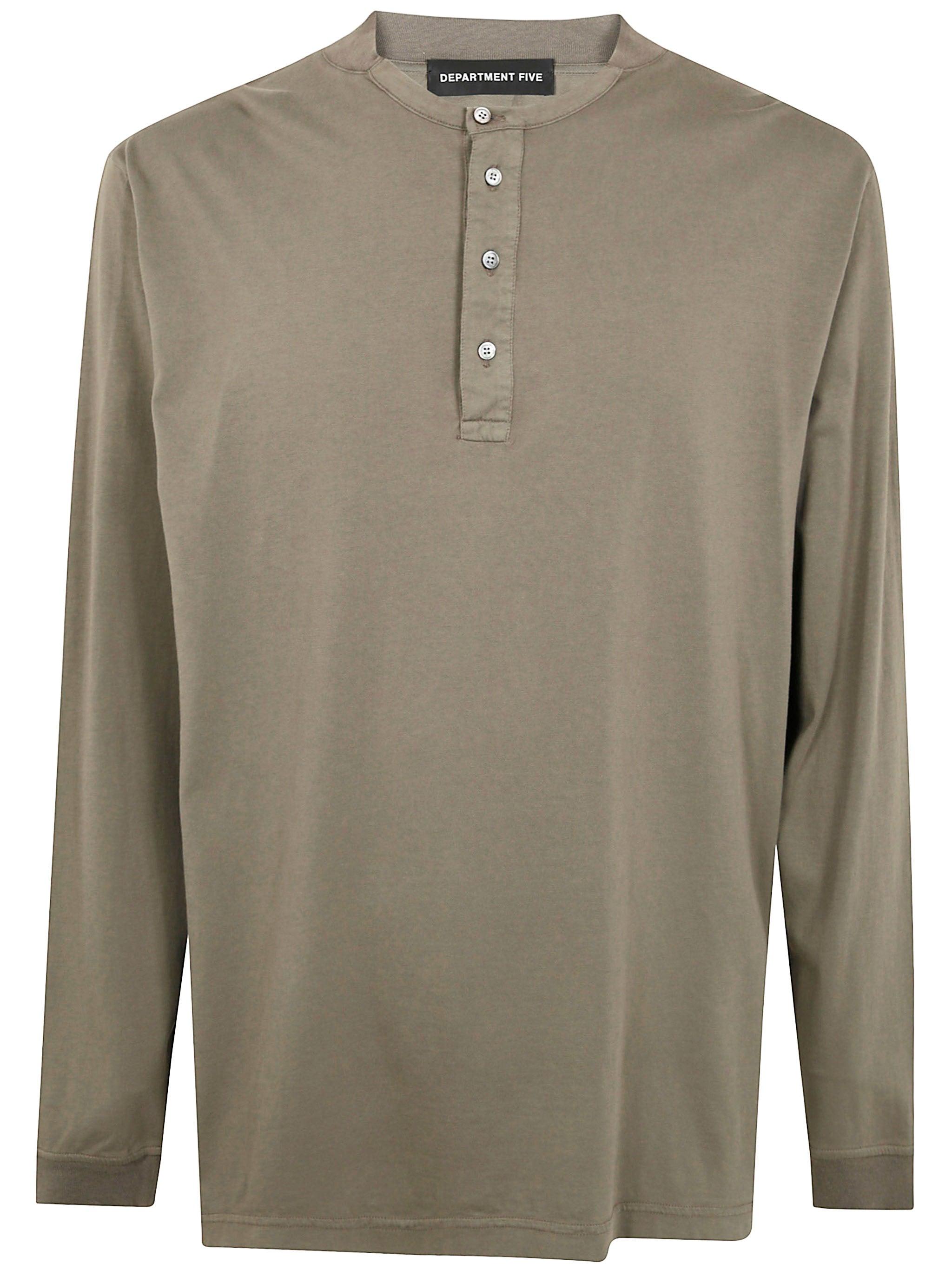 Tシャツ・カットソー DEPARTMENT FIVE AIFF SERAFINO T-SHIRT Department 5 Aiff Serafino T-Shirt in Gray for Men | Lyst
