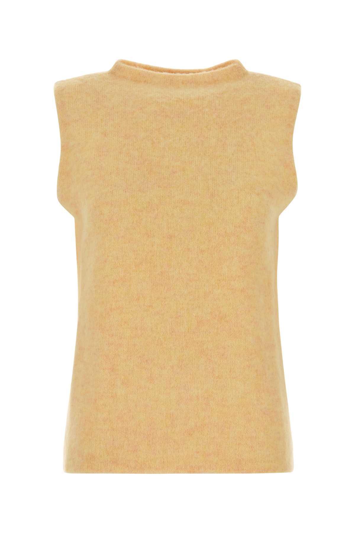 miu miu イエロー Vネック タンクトップ Miu Miu Sleeveless and tank tops for Women | Online Sale up to 62