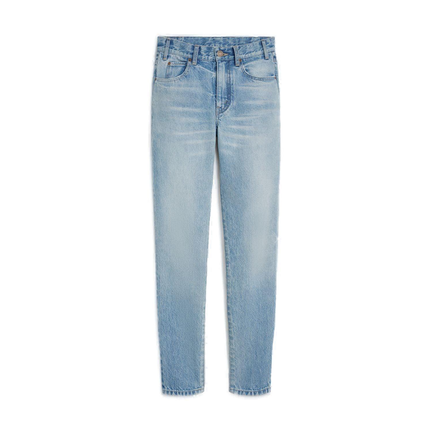 Celine Eclipse Wash Denim Tess Jeans in Blue | Lyst
