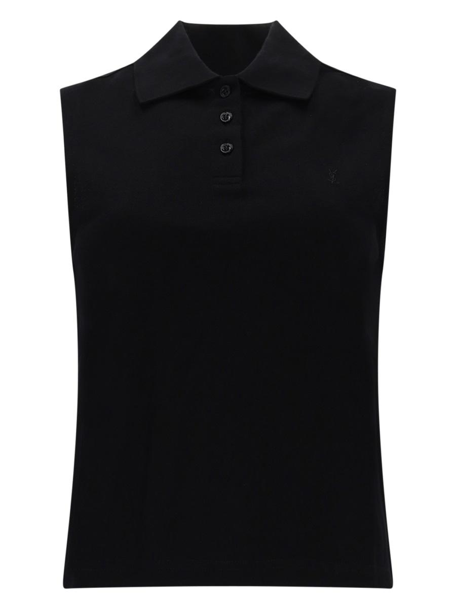 Women's Saint Laurent Sleeveless and tank tops | Lyst