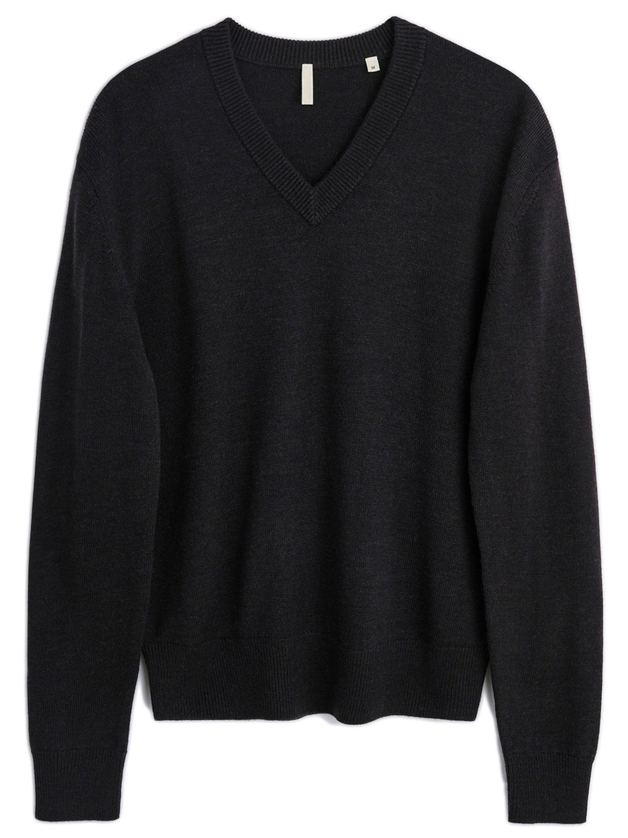 トップス sunflower Moon Merino V Neck /BLACK sunflower Moon Merino V Neck in Black for Men | Lyst