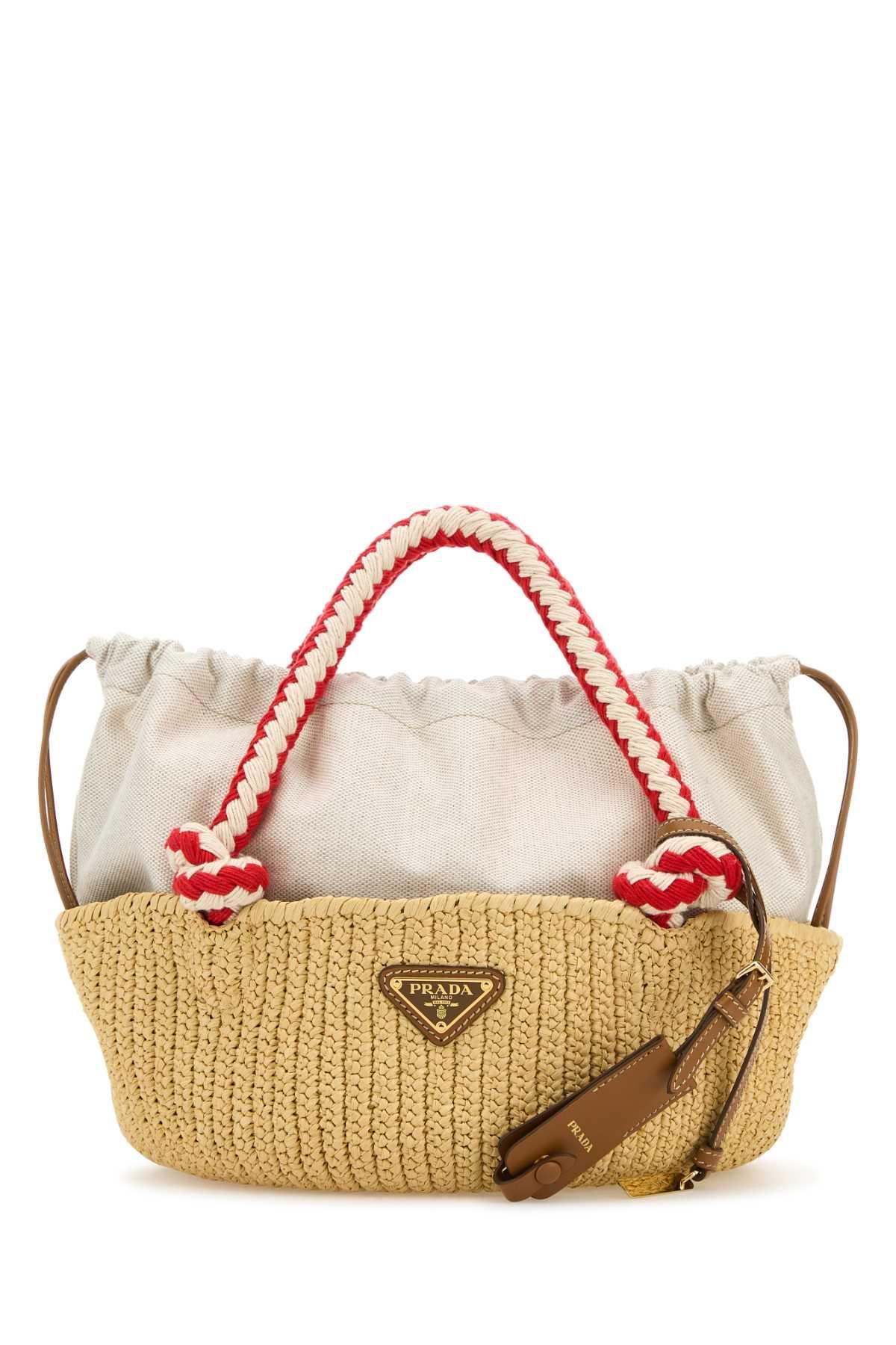 ハンドバッグ Prada Raffia Small Handbag Prada Raffia Small Handbag in Pink | Lyst